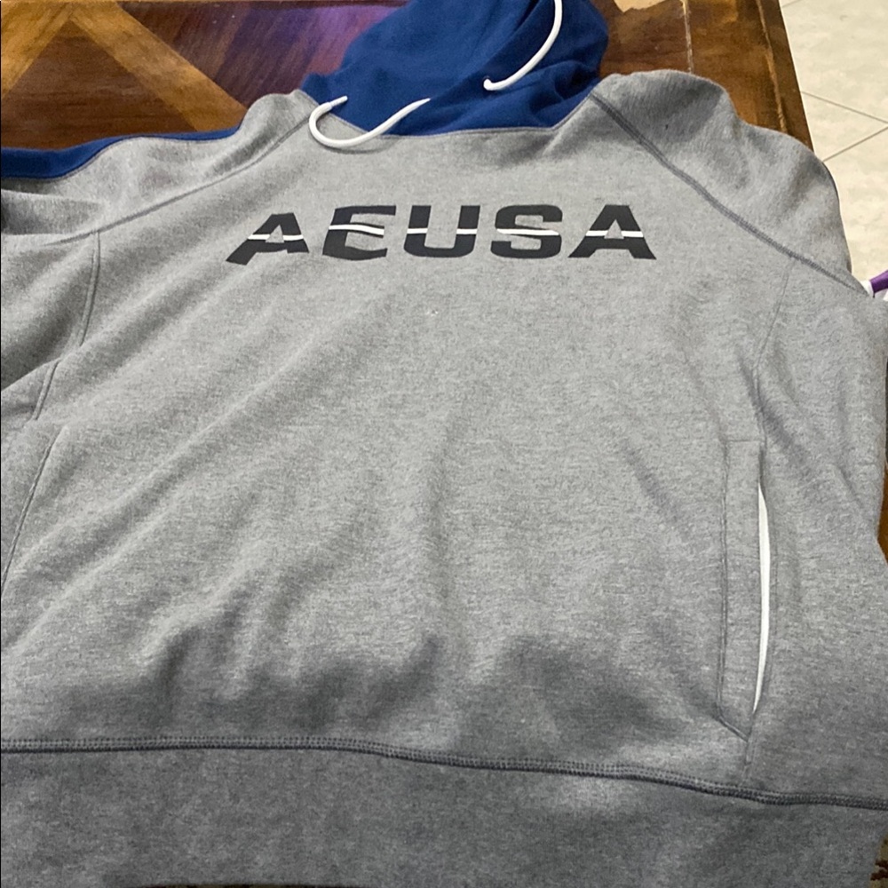 Gray Men's pullover sweatshirt